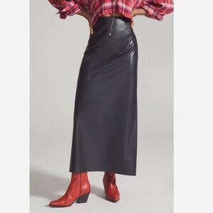 (Like new) Mare Mare x Anthropologie Faux Leather Skirt